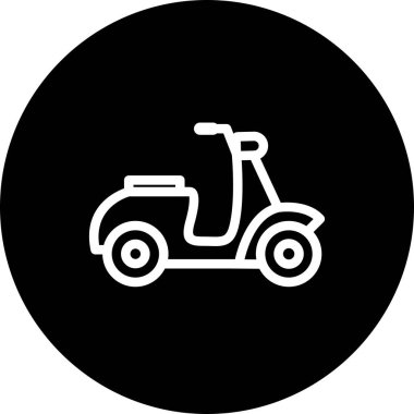 Modern oto tamir simgesinin vektör illüstrasyonu