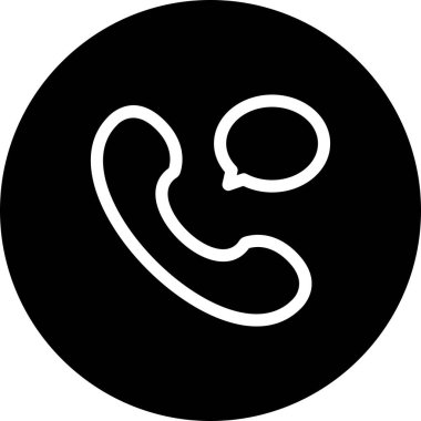 vektör Sohbet simgesi ara 