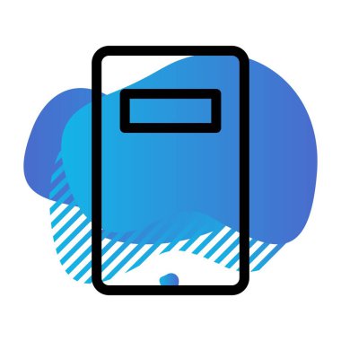 Vektör polis kalkanı simgesi