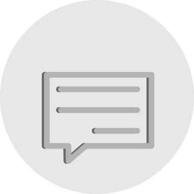 Beyaz arkaplan üzerindeki vektör e- posta düz simgesi