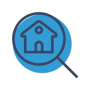 Ev ikonu. vektör illüstrasyonu