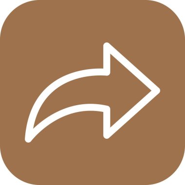 vektör Sağ yön simgesi 