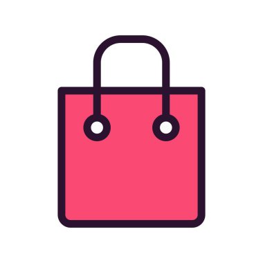  Vektör alışveriş torbası simgesi 