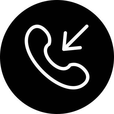 Beyaz arkaplan üzerine gelen vektör düz simgesi