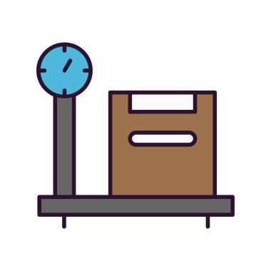 mobilya ikonu vektör illüstrasyonu