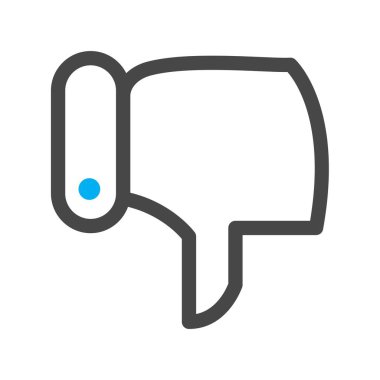 Beyaz arkaplandaki düz simge gibi değil