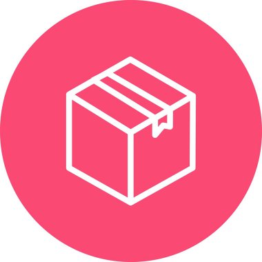 Kutu Simgesinin Vektör illüstrasyonu