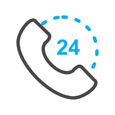 vektör telefon hizmeti simgesi 