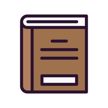 belge simgesi vektör illüstrasyonu