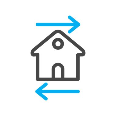 ev simgesi vektör illüstrasyonu