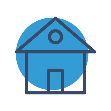 ev simgesi vektör illüstrasyonu