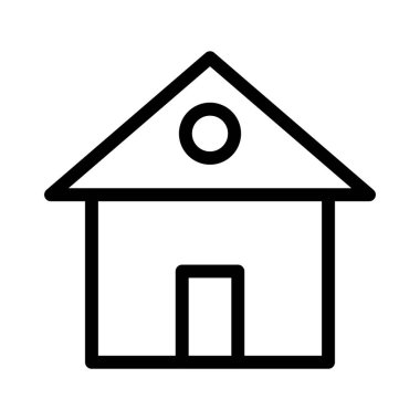 ev simgesi, vektör illüstrasyonu