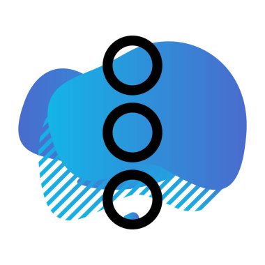  vektör Menüsü düz simgesi