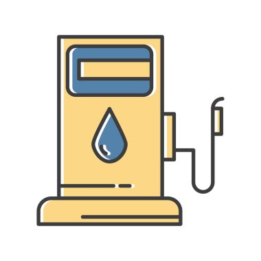 vektör Yakıt İstasyonu simgesi 