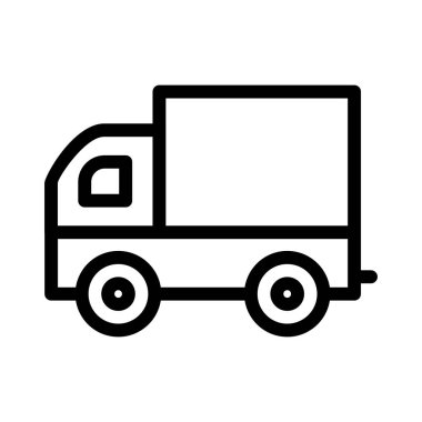 vektör arabası teslim simgesi 