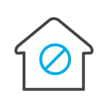 Beyaz arkaplanda düz vektör bloğu simgesi