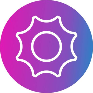 Beyaz arkaplanda düz simge ayarlanıyor