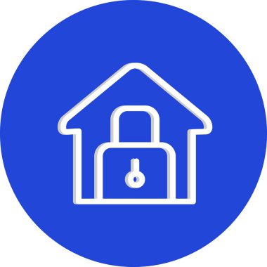  Vektör Kilit Evi simgesi 