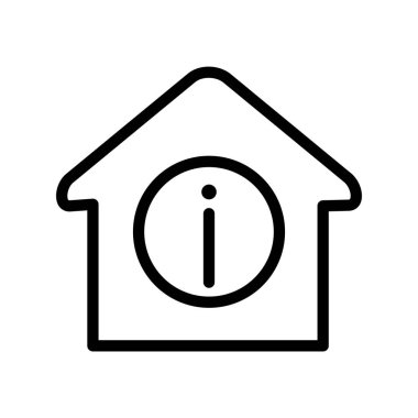 Ev simgesi vektör illüstrasyonu