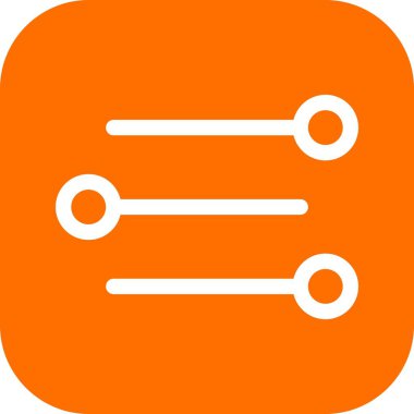 Beyaz arkaplanda vektör dengeli düz simge 