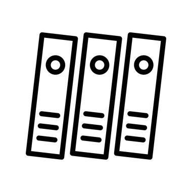 Dizin ikonu vektör illüstrasyon grafik tasarımı yığını