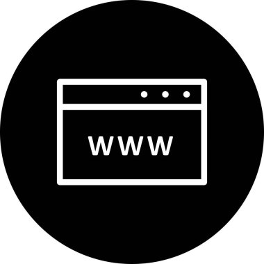  Beyaz arkaplanda vektör web düz simgesi