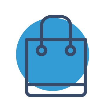  Vektör alışveriş torbası simgesi 