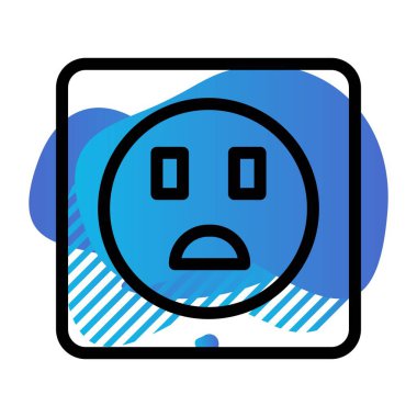 Bir çizgi film karakterinin vektör çizimi