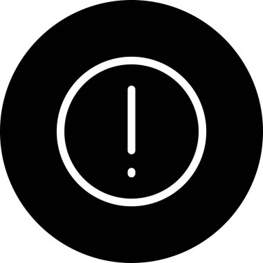 Beyaz arkaplanda vektör bilgisi düz simgesi