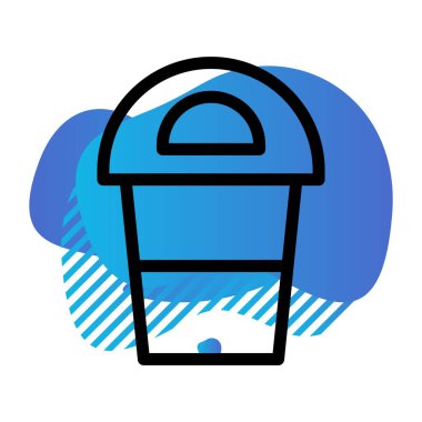 vektör Toz Kutusu simgesi 