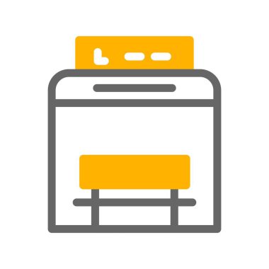 vektör Otobüs Durdurma simgesi 