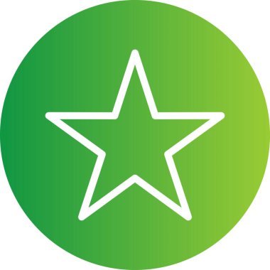 Beyaz arkaplanda en sevilen düz simge