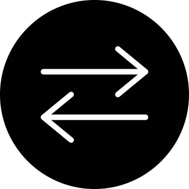 vektör Sol Sağ Yönlendirme simgesi 