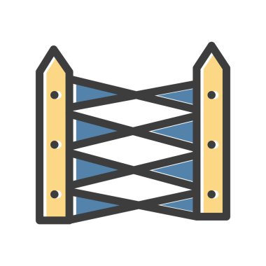 Modern yapı simgesinin vektör illüstrasyonu