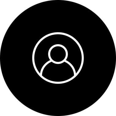 vektör Kullanıcı düz simgesi