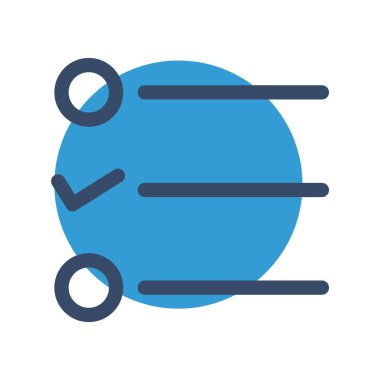 Beyaz arkaplanda düz simge ayarlanıyor