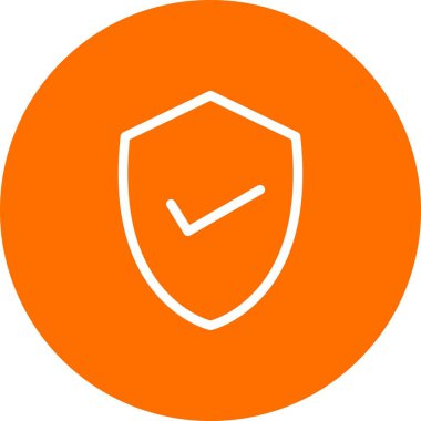 Kalkan simgesi. vektör illüstrasyonu