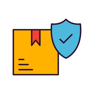  Vektör Lojistik Koruma simgesi 