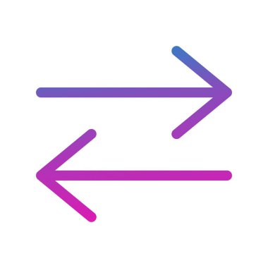 vektör Sol Sağ Yönlendirme simgesi 