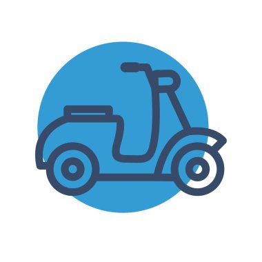 Mobilet simgesi düz renk şeklinde. vektör illüstrasyonu