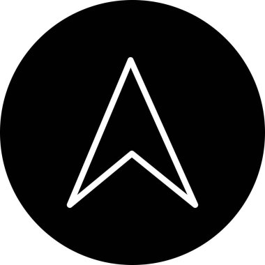 Bir harita işaretçisinin vektör illüstrasyonu