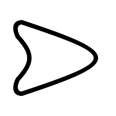 vektör Sağ Ok simgesi 