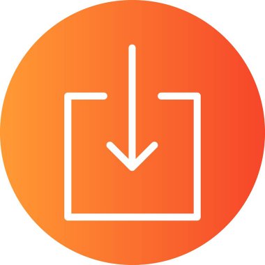 Beyaz arkaplanda düz simge indir