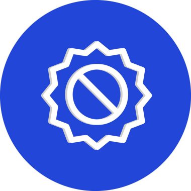 Beyaz arkaplanda düz vektör bloğu simgesi