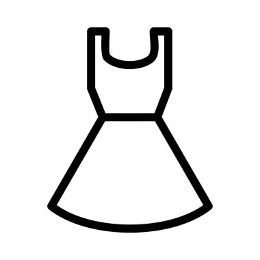 moda ve kumaş çizgi vektör simgesi.