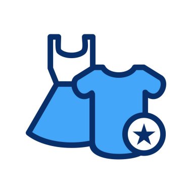 bebek giysisi ikonu vektör illüstrasyonu