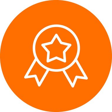 bir yıldızın vektör simgesi