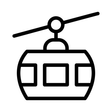 lojistik çizgi vektör simgesi.