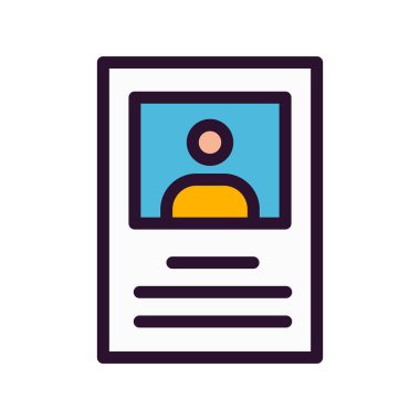 iş ve finans satırı vektör simgesi.