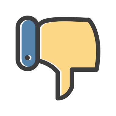 Beyaz arkaplandaki düz simge gibi değil